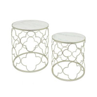 Mercer41 Lhea 23 Inch Plant Stand Table Set Of 2