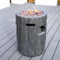 Millwood Pines Cowden 26.8" H x 19.69" W Magnesium Oxide Propane Fire Pit