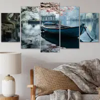 Design Art Germany Canal Tranquility - Germany Metal Wall Art Prints Set