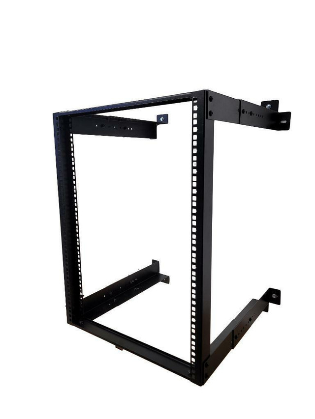6U-450-600MM Adjustable Depth Wall Mountable Open Rack for Audio Video and Networking Equipment in Other in Toronto (GTA)