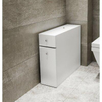 Latitude Run® Alion 7.5" W x 21.7" H x 43.3 D Manufactured wood Free-Standing Bathroom Cabinet