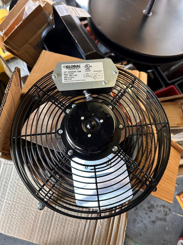 Brand new Continental Dynamics 12 Direct Drive Exhaust Fan, 1 Speed, 2150 CFM, 1/25 H in Other Business & Industrial in Toronto (GTA) - Image 2