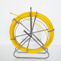 .Fish Tape Fiberglass Reel Wire Cable Running Rod Duct Rodder Fishtape Puller 8mm 328ft 170547