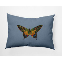 August Grove Colourful Swallowtail Polyester Decorative Pillow Rectangular