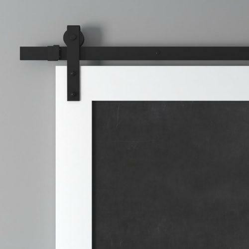 40 x 83 Chalkboard Barn Door ( White )( Hardware and Handle can be Upgraded, Can Add Soft Close ) in Windows, Doors & Trim - Image 4