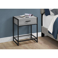 17 Stories Yiman Floor Shelf End Table with Storage