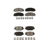 Front and Rear Brake Pads Kit by SIM KSM-100195