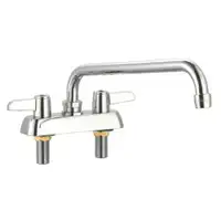 Commercial Standard Duty Quick Turn Deck Mount Faucet For Drop-In Sink