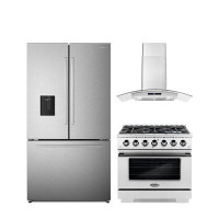 Cosmo Cosmo 3 Piece Kitchen Appliance Package with 36