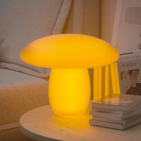 Ivy Bronx Emiliyan Outdoor LED Light Up Mushroom Shape Lamp Party Lamp Colour Changing Lighting Home Decor