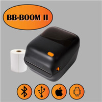 Imprimante a étiquettes Directe thermal BB-BOOM II Barcode label printer direct thermal, BLUETOOTH / USB, with 4x6 roll