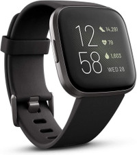 Fitbit Versa 2 Health & Fitness Smartwatch With Heart Rate, Music, Alexa Built-In, Sleep & Swim Tracking - Petal/Copper