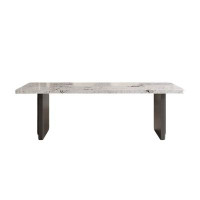 Orren Ellis Italian minimalist household light luxury rectangular rock board table
