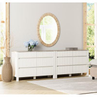Latitude Run® Nursery Dresser For Bedroom With 12 Drawers,Modern White Kids Chests & Dressers