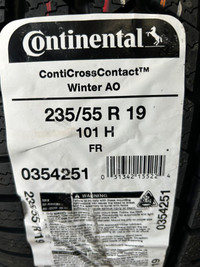 4 Brand New Continental Conti Cross Contact Winter 235/55R19 Winter Tires $70 REBATE!!!! *** WallToWallTires.com ***