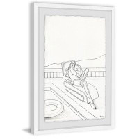 Wrought Studio 'Summer Chill' by Parvez Taj - Picture Frame Print on Paper