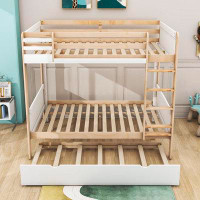 Harriet Bee Haberlin Full Over Full Standard Bunk Bed with Trundle by Harriet Bee