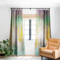 Deny Designs Sewzinski the Golden Hour Abstract Blackout Window Rod Pocket Single Curtain Panel