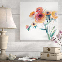 Made in Canada - Ophelia & Co. 'Flowers' Oil Painting Print on Wrapped Canvas