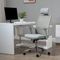 Mesh Office Chair 25.25" x 23.5" x 47.25" Gray