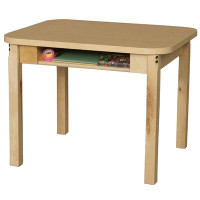 Wood Designs Student Desk with Adjustable Legs 18"-29"