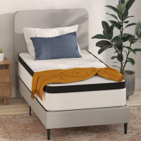 The Twillery Co. Perry Capri Comfortable Sleep Firm 12 Inch CertiPUR-US Certified Hybrid Pocket Spring Mattress