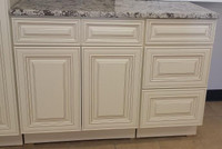 42 & 48 - 2 Door 3 Drawer Vanity Available in 5 Styles ( Made with Plywood! ) ( Top Optional )
