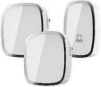 Promotion!  eGALAXY ® Wireless Doorbell Kit with 1 Chime & 2 Receivers 900ft Working Range (White)