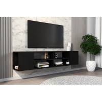 Ebern Designs Robbinsville Floating TV Stand for TVs up to 80" Compact Media Console