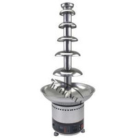 Spring Promotion 110V 6-tiers Chocolate Fountain Fondue Stainless Steel Digital Display Buttons 153167
