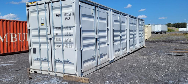Conteneur 40 pieds HC Neuf 4 portes Meilleur prix au Québec in Storage Containers in Québec