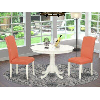 Winston Porter 2 Person Solid Wood Dining Set