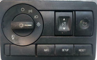 DASH HEADLIGHT LAMP/FOG LIGHT SWITCH+CONTROL DIMMER/TRUNK/INFO/SETUP/RESET-BUTTONS/SWITCHES 2010 TO 2012 FORD FUSION $50