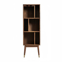 Corrigan Studio 19.69"Brown Solid Wood Bar Cabinet