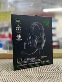 Razer BlackShark V2 Gaming Headset with Microphone & USB Sound Card - Black/Green - BNIB @MAAS_WIRELESS