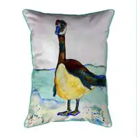 Highland Dunes Betsy's Goose 20X24 Extra Large Zippered Indoor/Outdoor Pillow