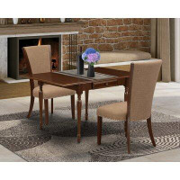 Sand & Stable™ Gabrielle Drop Leaf Rubberwood Solid Wood Dining Set