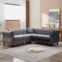 House of Hampton 83.5-Inch Oversized Corner Sofa Covers, 5-Seater Corner Sofas