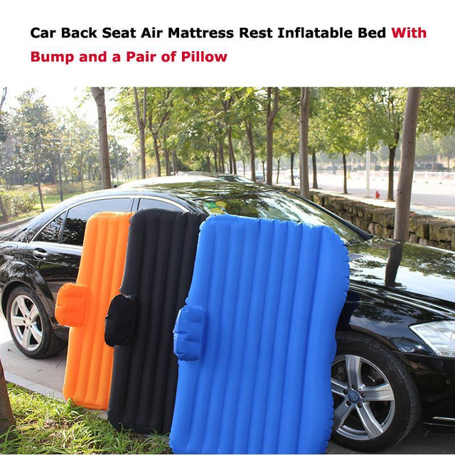 Clearance ! Orange Color Car Back Seat Air Mattress Rest Inflatable Bed Outdoor Rest Preferred 251397 in Other Business & Industrial in Toronto (GTA) - Image 4
