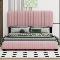 Ebern Designs Queen Size Upholstered Platform Bed