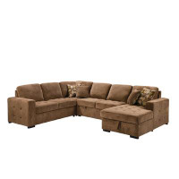 17 Stories Cherryville 4 - Piece Upholstered Corner Sectional
