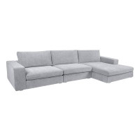 Latitude Run® Elijaha 3 - Piece Modern Upholstered  L-shaped Sectional Sofa