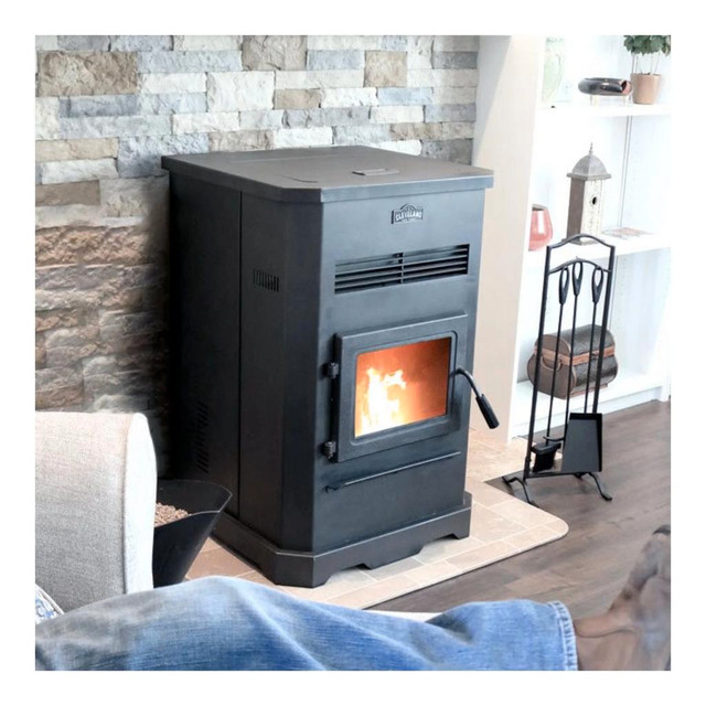 CLEVELAND IRON WORKS PS130W-CIW LARGE PELLET STOVE - 130 LBS HOPPER + SUBSIDIZED SHIPPING + 1 YEAR WARRANTY in Fireplace & Firewood - Image 4