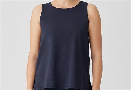 Eileen Fisher Silk Sleeveless Tunic Top NOCTN SZ L/G in Women's - Tops & Outerwear in Ontario