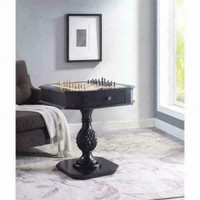 AF - CHERRY OR BLACK SIDE TABLE ( Game Table - Chess - Backgammon Table )  82849