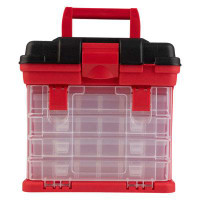 Stalwart Stalwart Small Parts Organizer Tool Box - with Drawers and Customizable Compartments