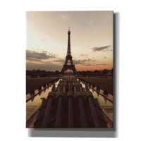 Latitude Run® Latitude Run® ''Fire Eiffel Tower'' By Sebastien Lory, Giclee Canvas Wall Art