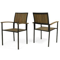 17 Stories Yuliana Outdoor Patio Dining Chair