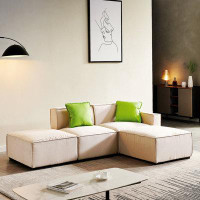Latitude Run® Blanmont 3 - Piece Upholstered Sectional