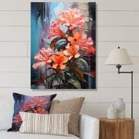 Winston Porter Burst Of Tropical Colour Hibiscus - Hibiscus Wall Art Living Room
